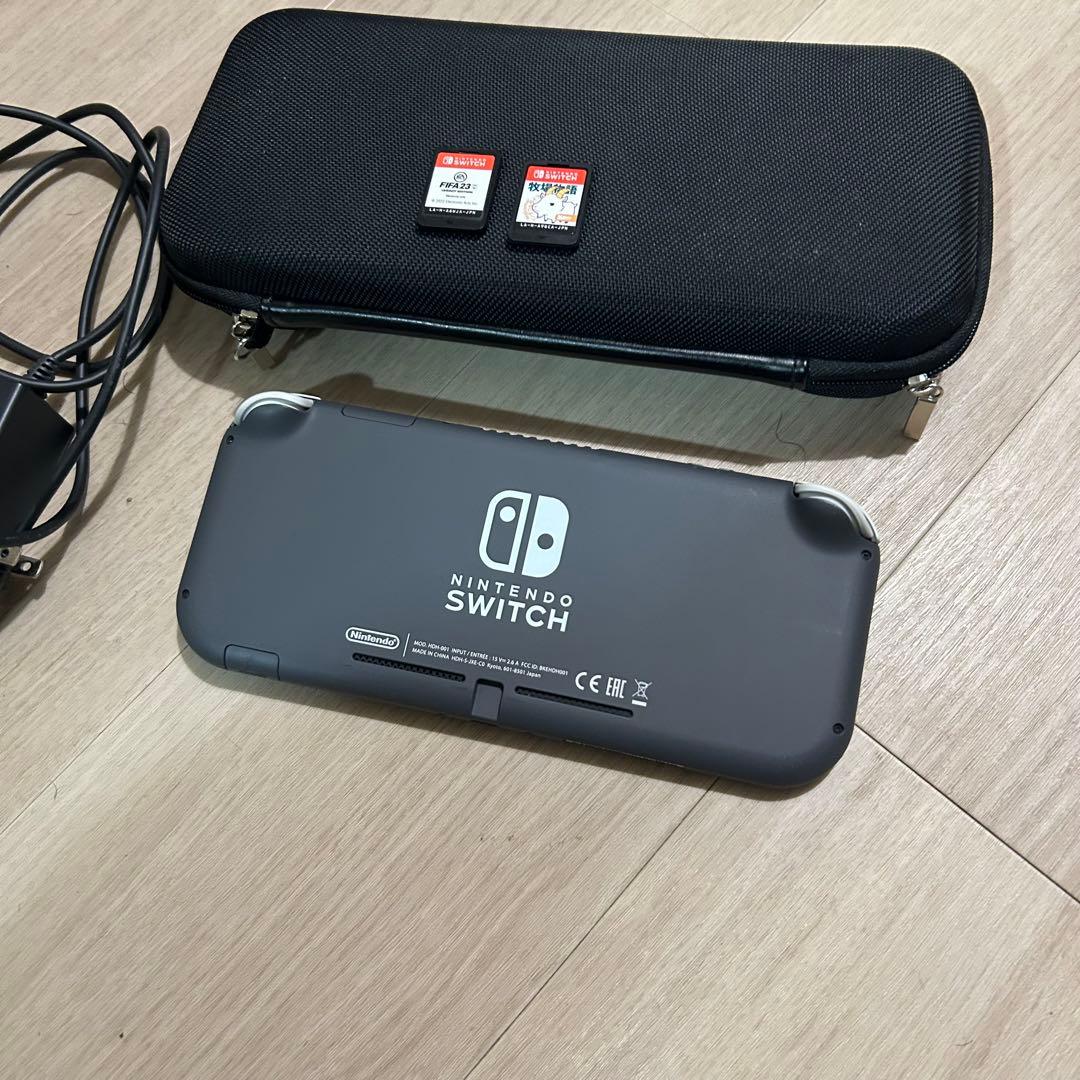 Nintendo Switch Lite グレー 本体 + 付属品