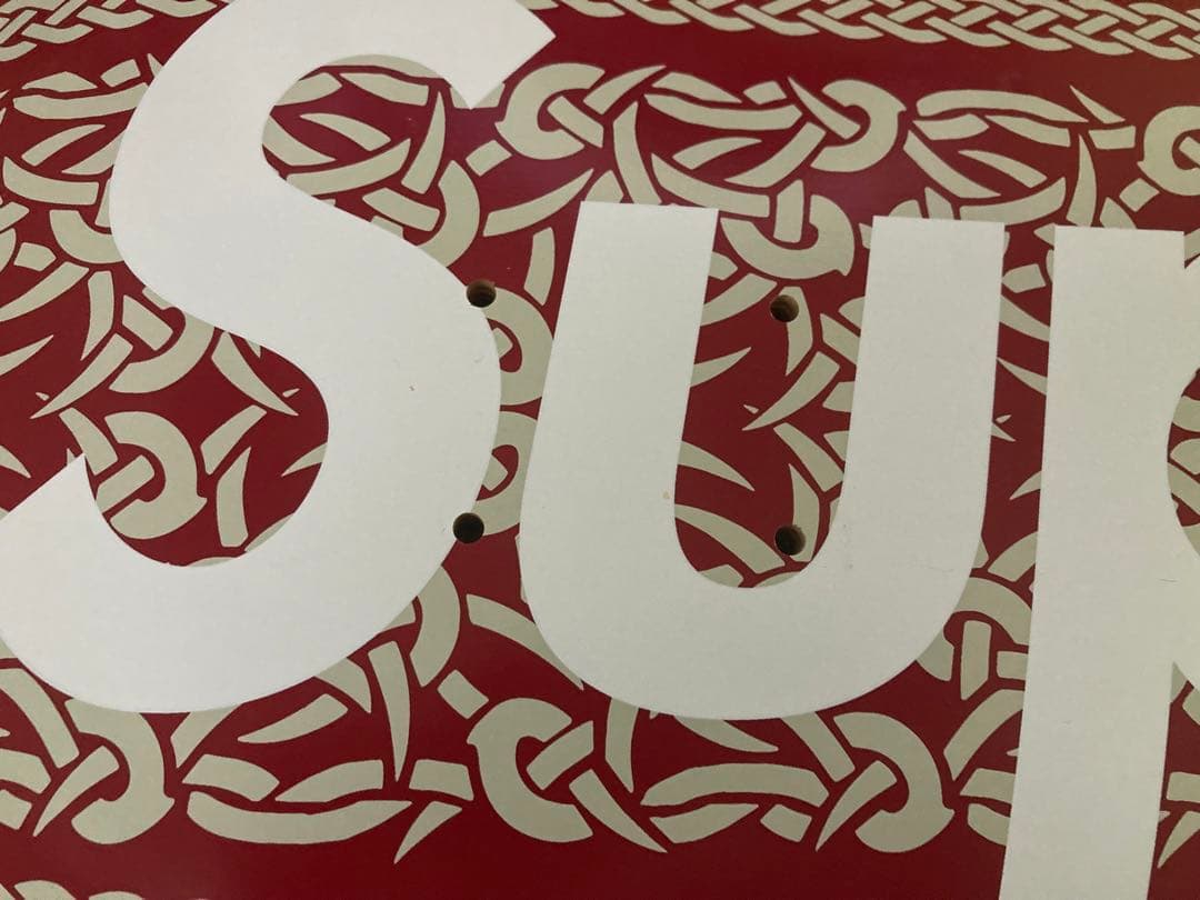 supreme シュプリーム ロゴ スケボーデッキ supreme スケートボード＋