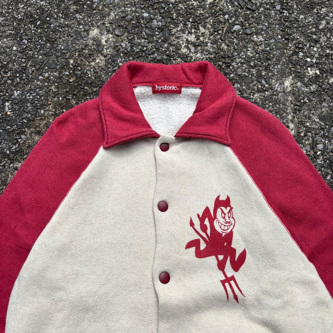 90s Hysteric Glamour スウェット ブルゾン スナップ Y2K
