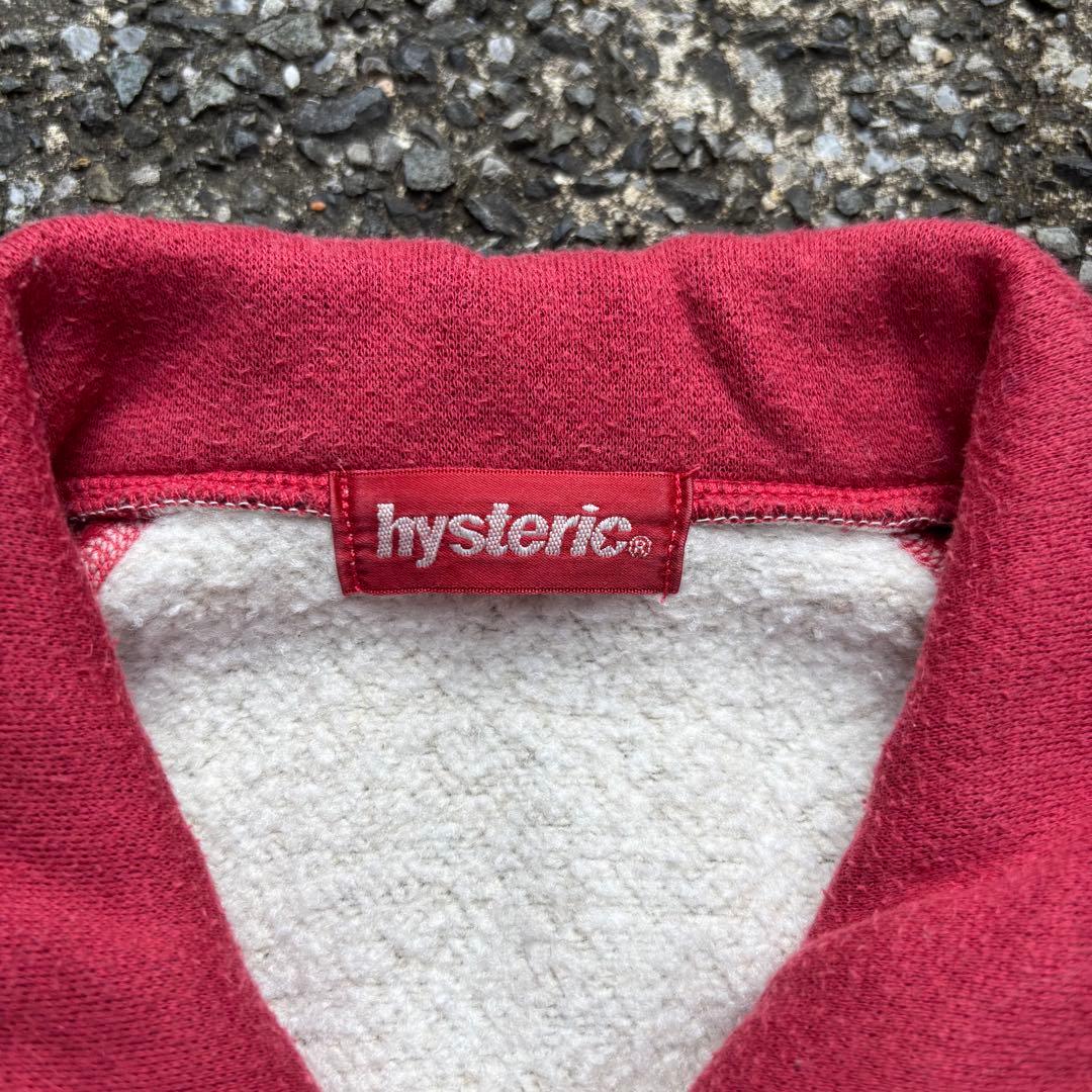 90s Hysteric Glamour スウェット ブルゾン スナップ Y2K