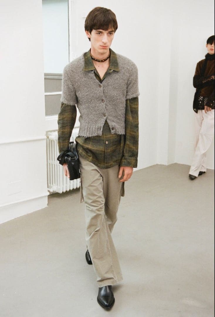 アクセサリー OUR LEGACY Black Meadow Leather Choker