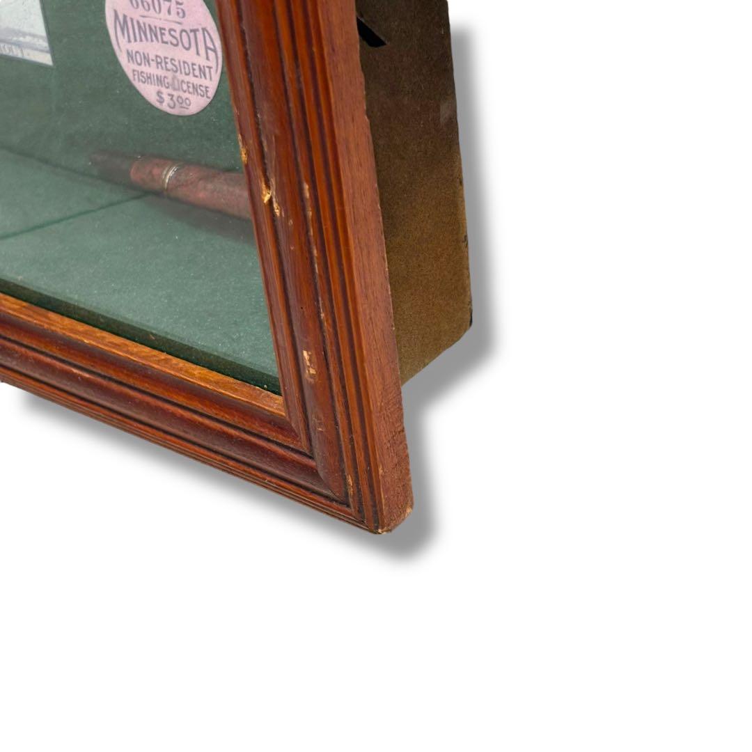 フライフィッシング ウォールアート 壁掛け ルアー 釣り オブジェ アンティーク