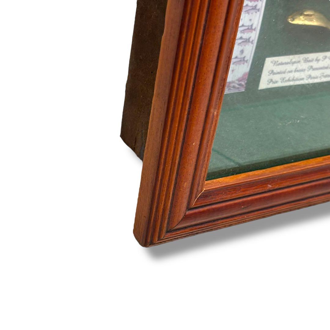 フライフィッシング ウォールアート 壁掛け ルアー 釣り オブジェ アンティーク