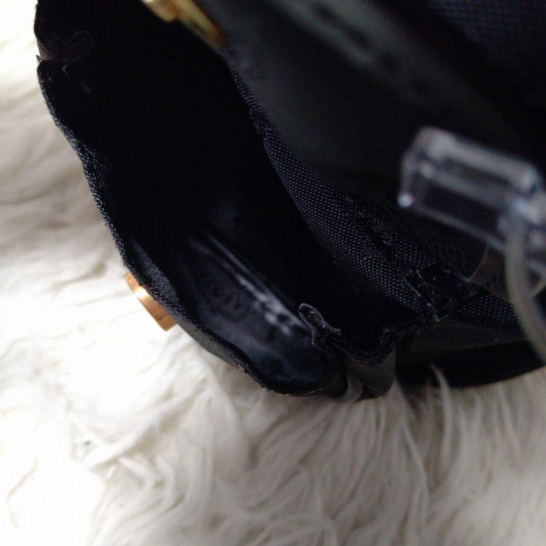 良品 ✨️ MCM ミニリュック ナイロン✕レザー 黒 シャドーロゴ