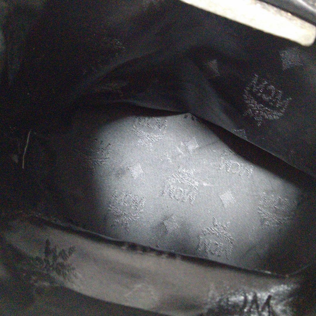 良品 ✨️ MCM ミニリュック ナイロン✕レザー 黒 シャドーロゴ