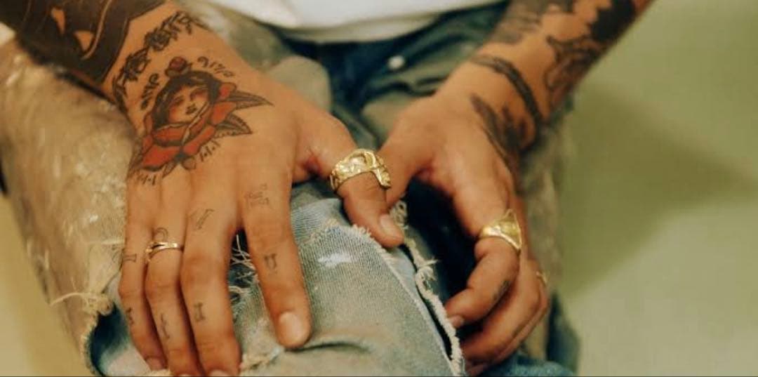 CALEE：DODコラボ ラッキースカルリング シルバー×オニキス 山田蓮