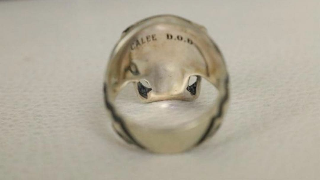 CALEE：DODコラボ ラッキースカルリング シルバー×オニキス 山田蓮