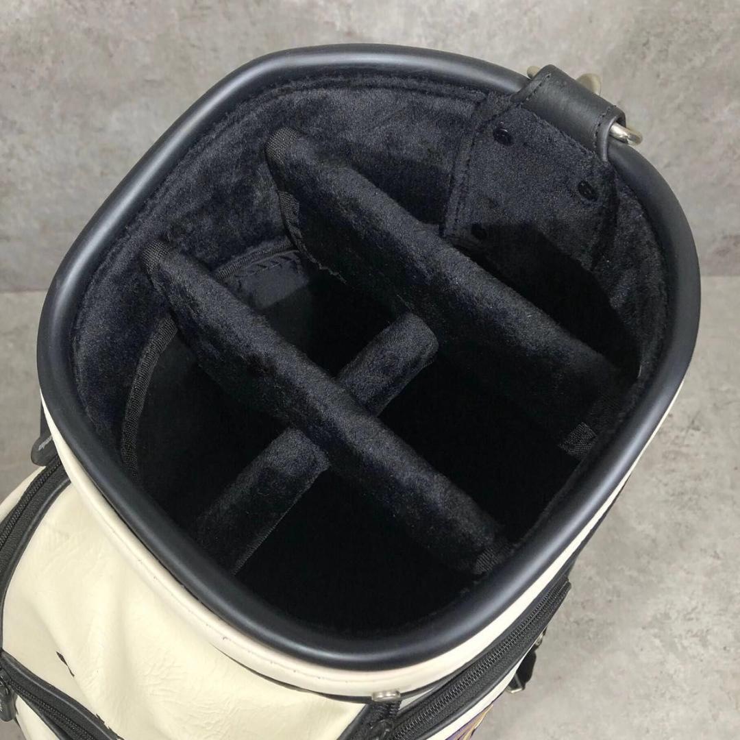 限定 レア 美品 ジャンボ尾崎 112勝 記念モデル キャディバッグ ホワイト