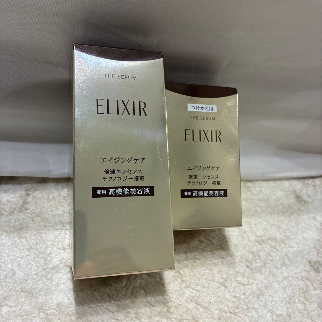 ELIXIR ザ セラム 50ml &つけかえ50ml美容液(i69)