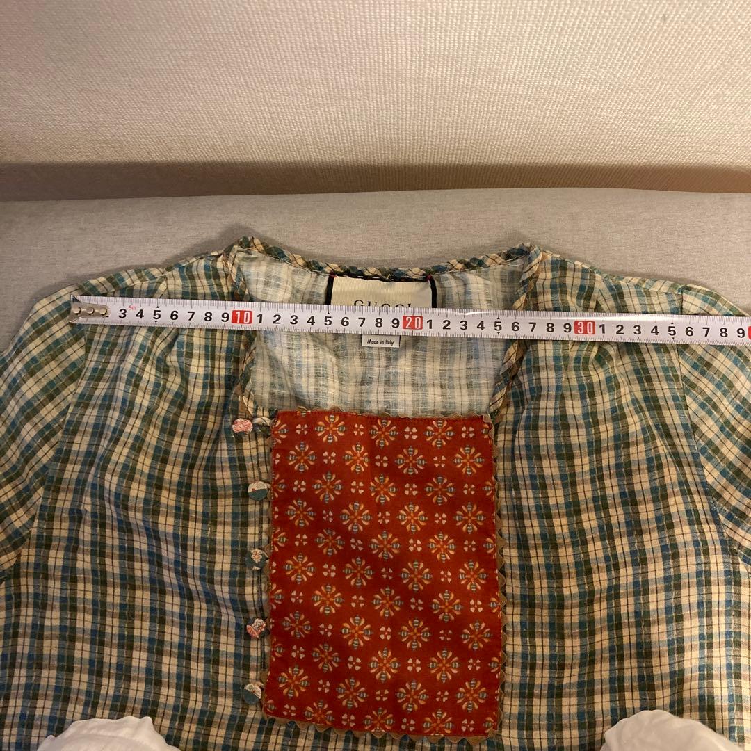 23500円から値下げGUCCI チェック柄 長袖ワンピース