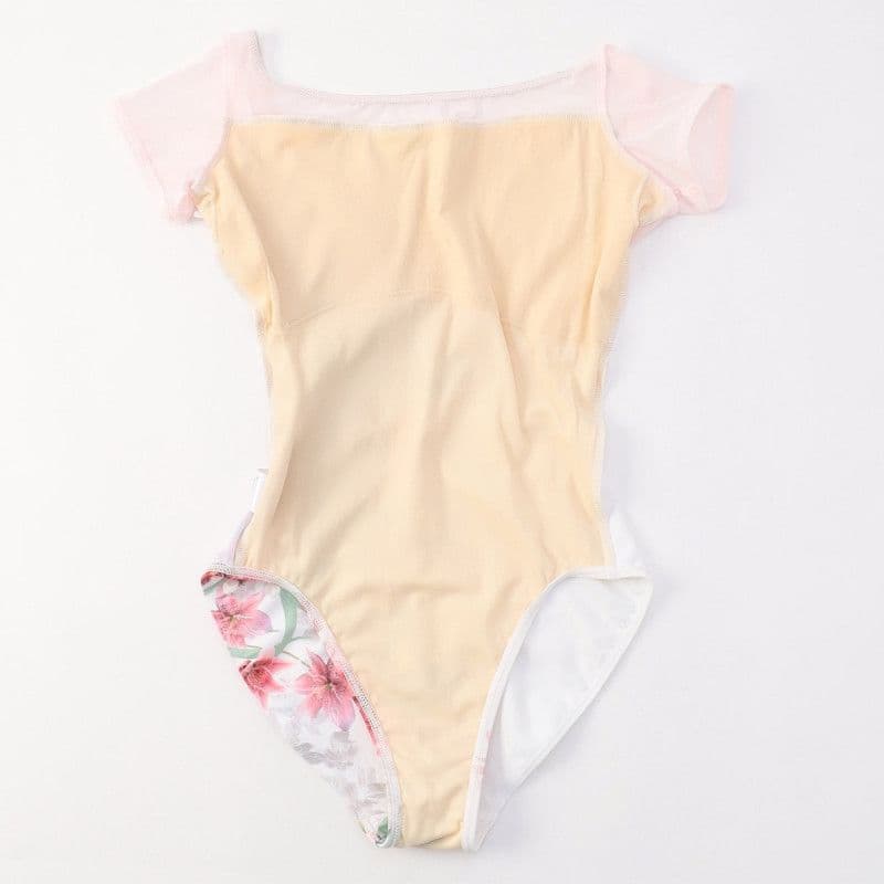 チャコット　永久メイ　レオタード　キャップスリーブ