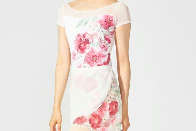 チャコット　永久メイ　レオタード　キャップスリーブ