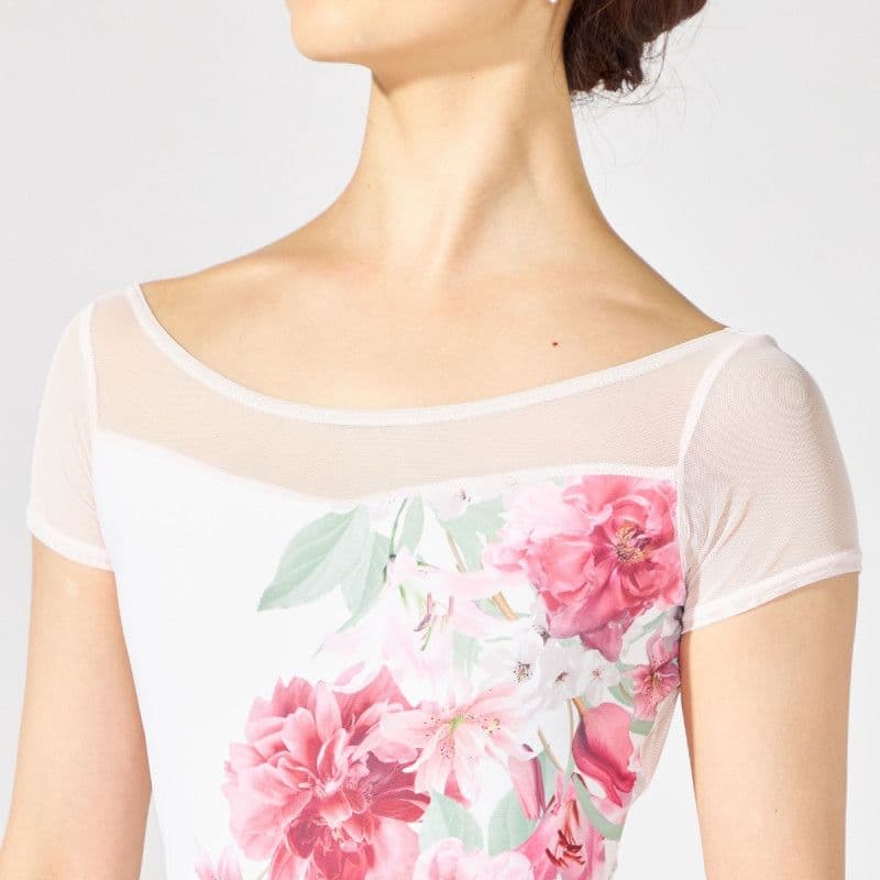 チャコット　永久メイ　レオタード　キャップスリーブ