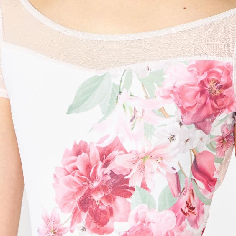 チャコット　永久メイ　レオタード　キャップスリーブ