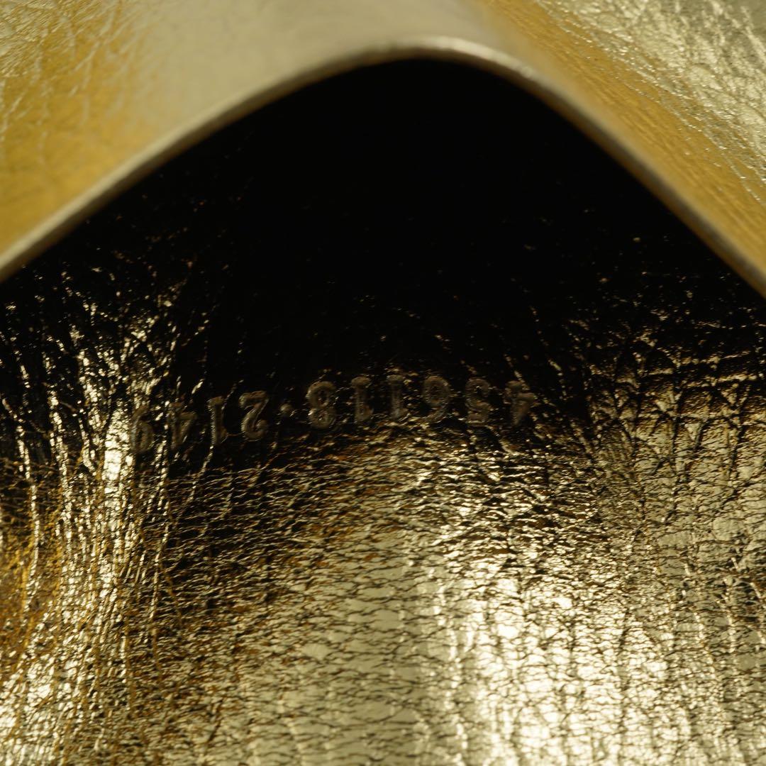 未使用品　箱付き　GUCCI グッチ　キーケース　GG柄　マーモント　ゴールド