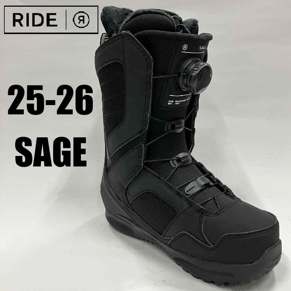 【新品】25-26 RIDE SAGE 23.5cm 女性用スノーボードブーツ