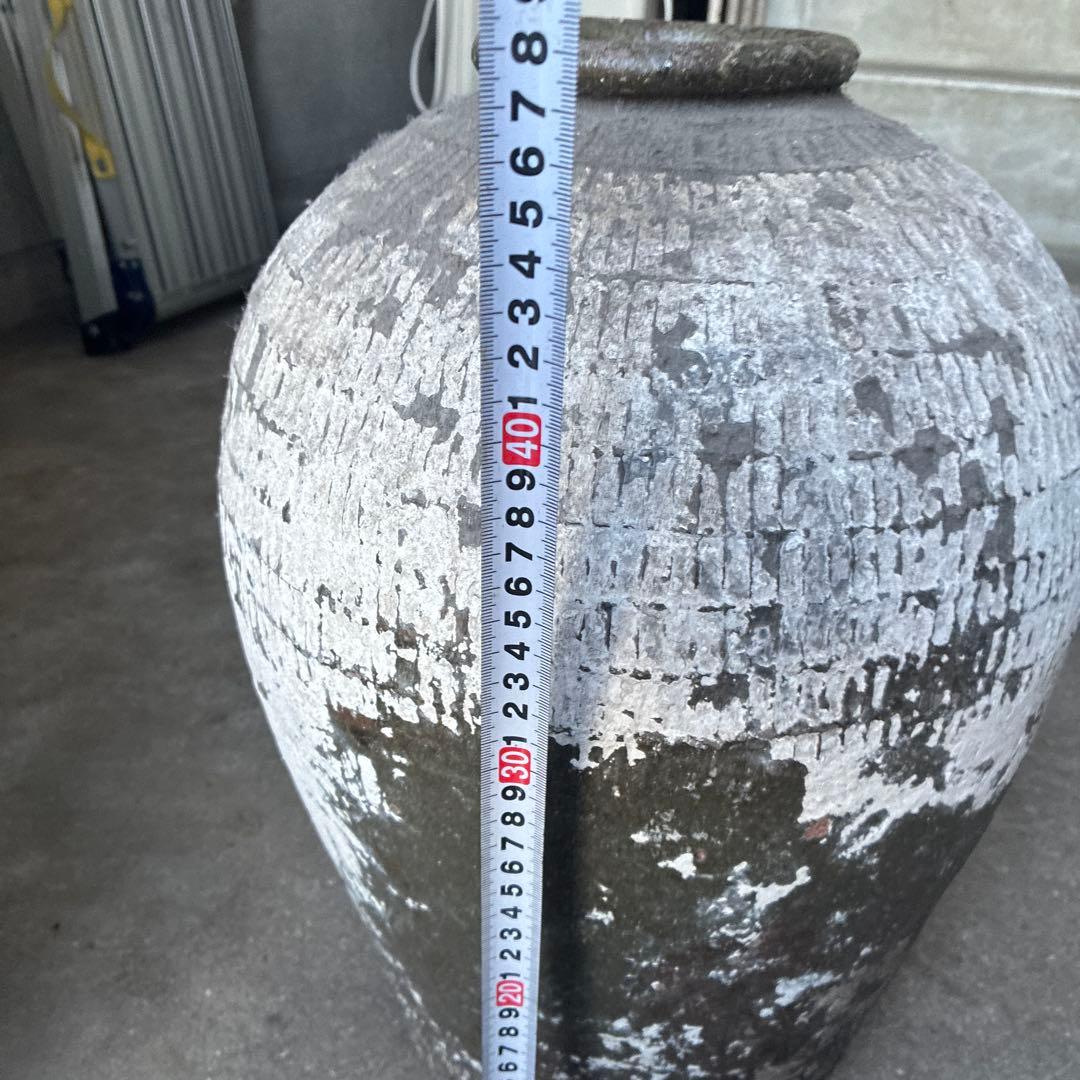 紹興酒漬け込む壺 円筒形陶器 中国浙江省紹興市の壺 - メルカリ