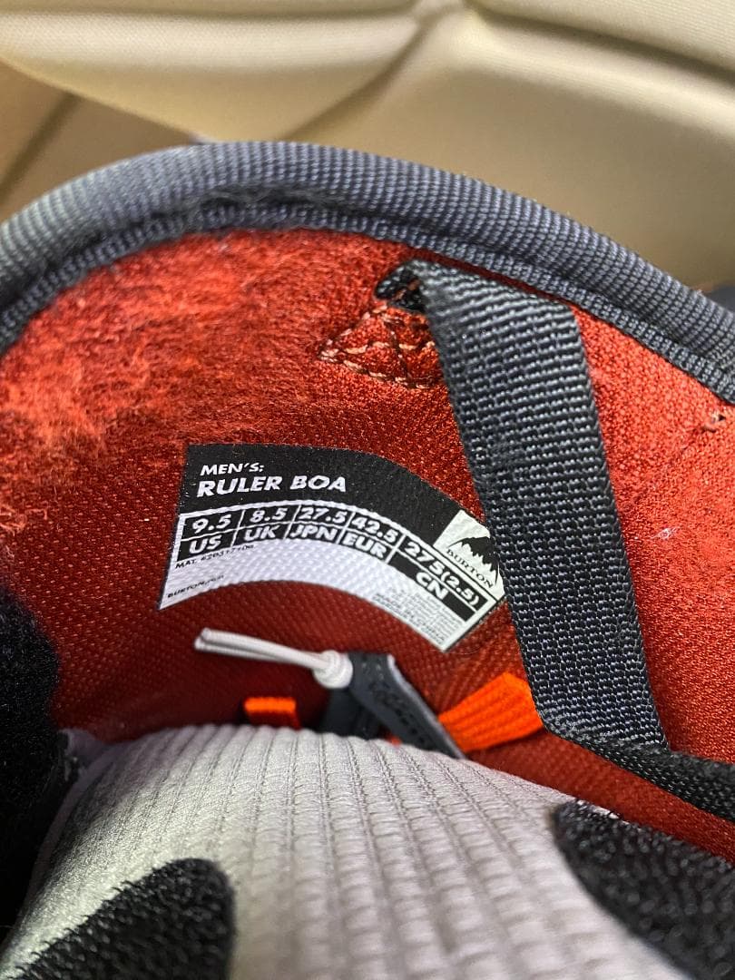 BURTON　RULER BOA　27.5cm　スノボー　ブーツ