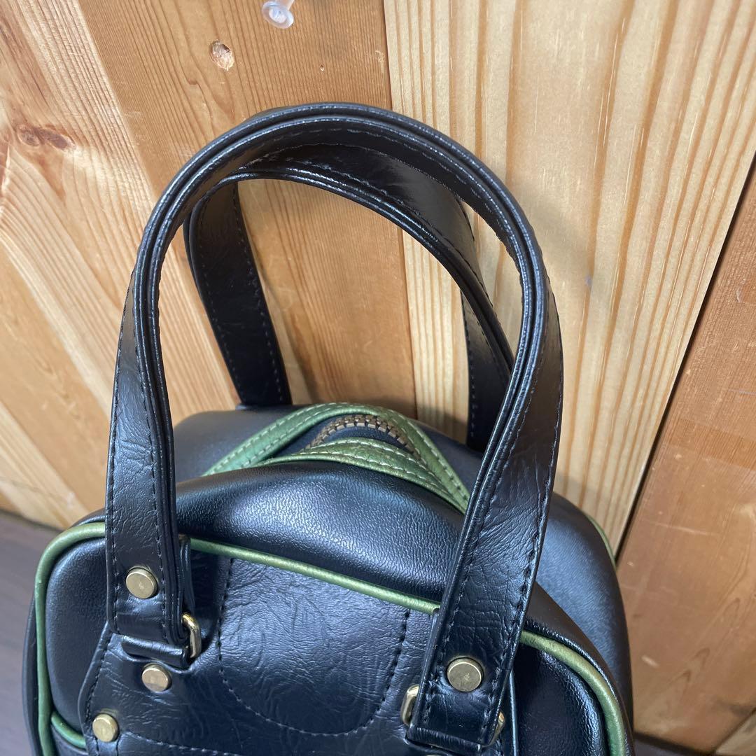 【美品】MIZUNO MASTERS ゴルフシューズバッグ　ブラック　合成皮革