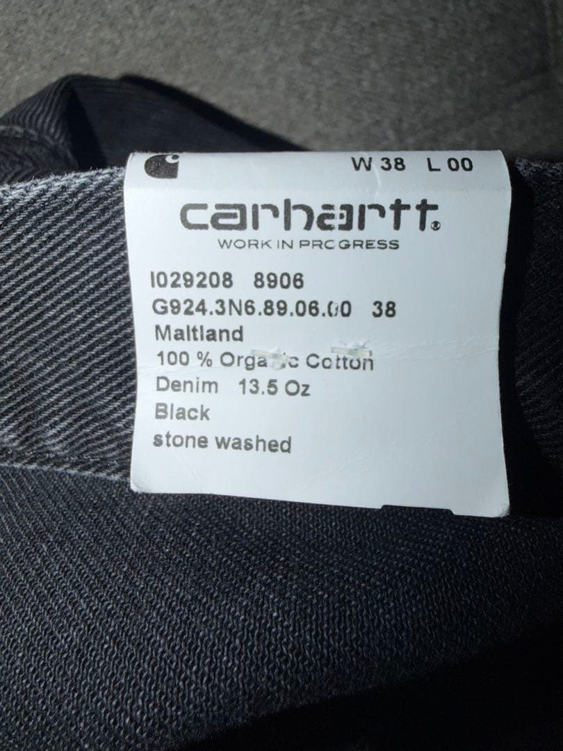 新品未使用Carhartt NEWEL PANT W38ブラック