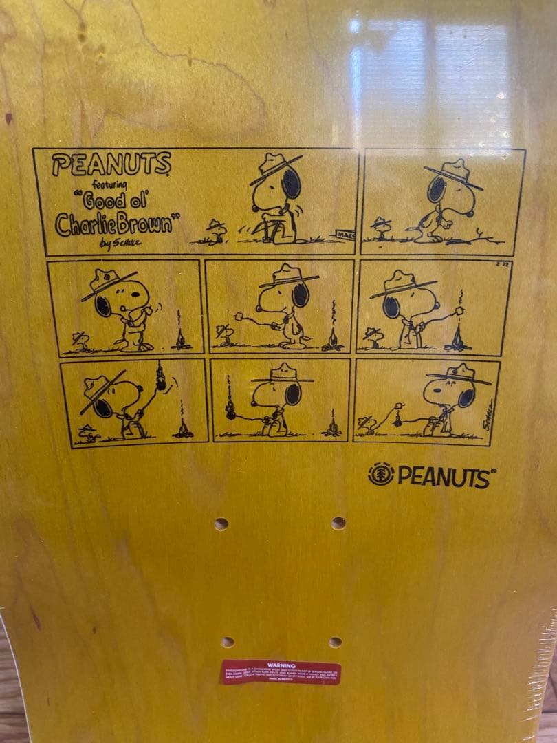 ELEMENT / PEANUTS / スケートボードデッキ / 8.25インチ