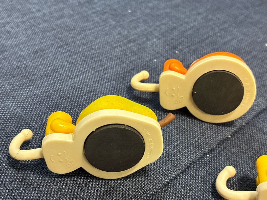 ハローキティ フルーツマグネットフック 6個セット なっちゃん平成レトロサンリオ