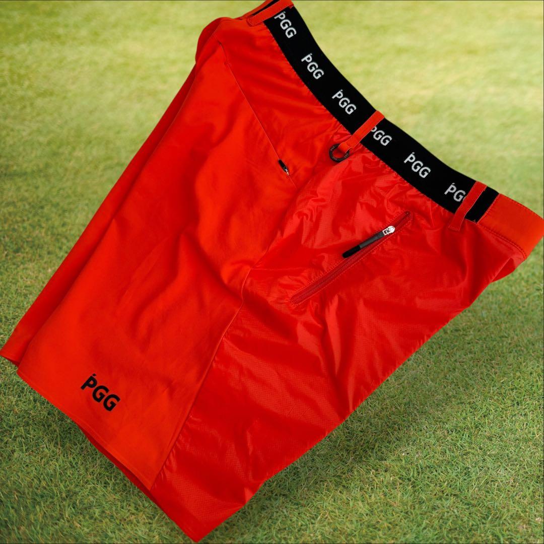 現行モデル パーリーゲイツ PGG ハーフパンツ 短パン オレンジ 美品 5