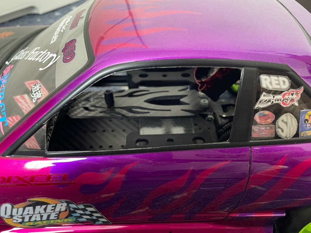 ラジコンボディ S13 シルビア 中村直樹 BURST