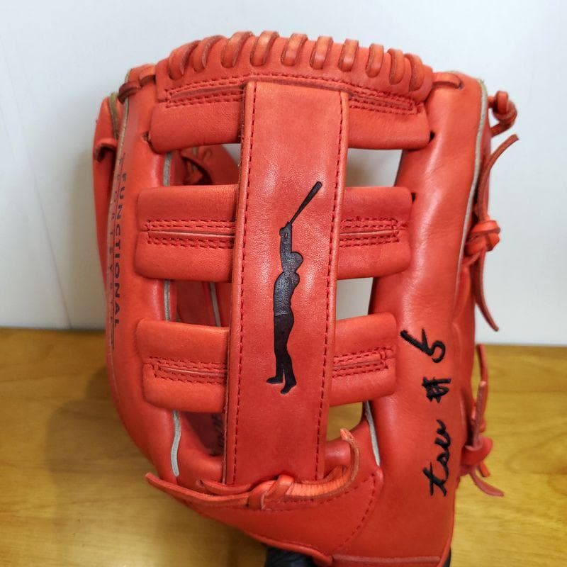 デサント 日本製 新庄剛志モデル シルエットデザイン 外野用 軟式