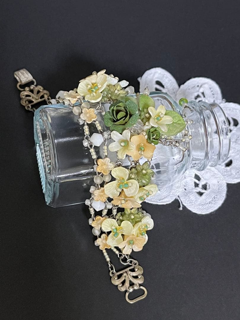 colleen toland コリーントーランド花モチーフ ブレスレット