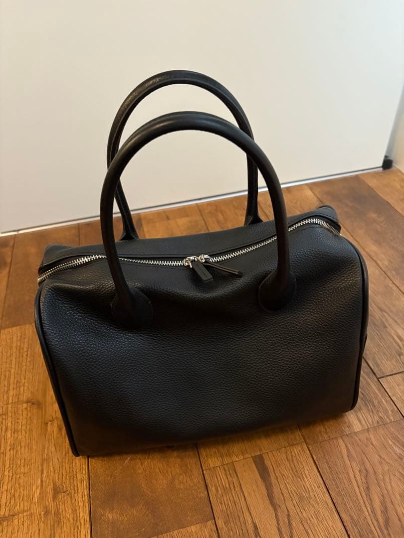 COLLAGE 【牛革/高見え】シュリンクリンボストンバッグ