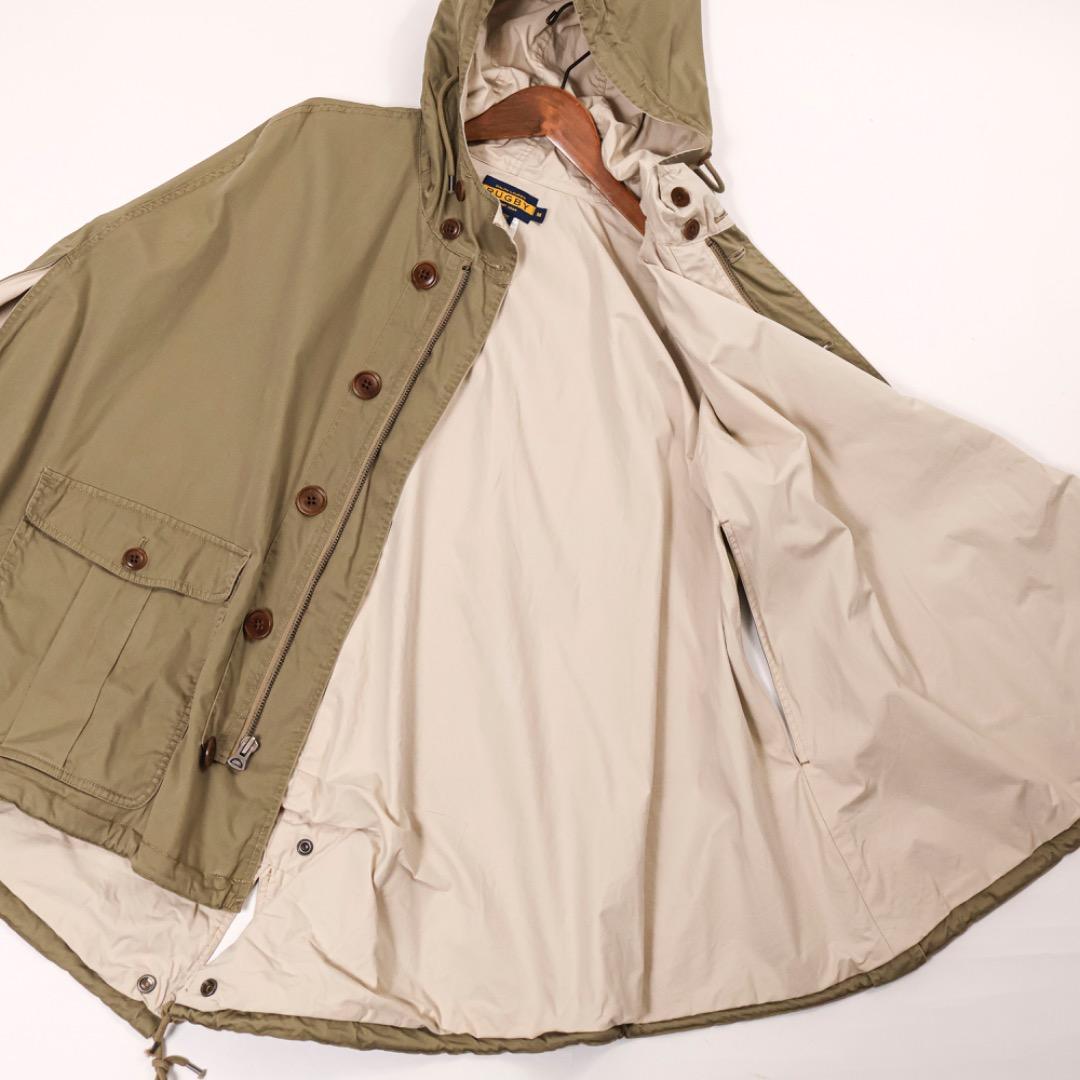 H443-50◾️ラクビーラルフローレン ミリタリーポンチョ