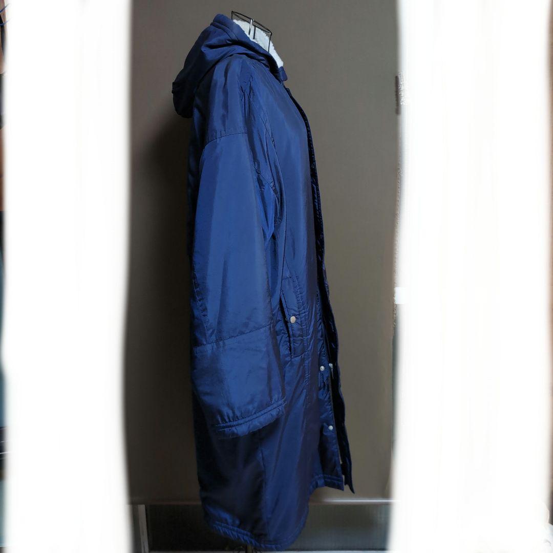 Mizuno ネイビー ベンチコート フリース裏地