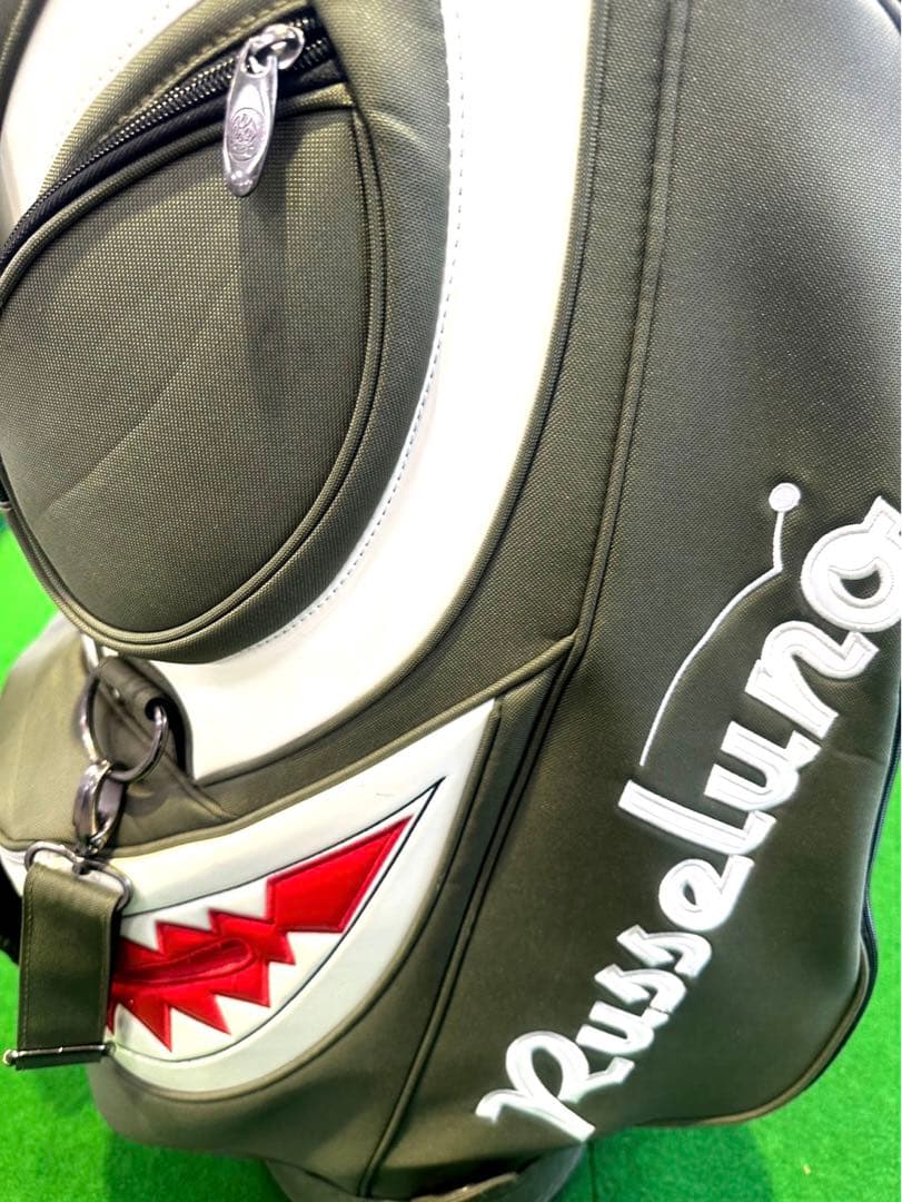 【超希少】ラッセルノ キャディバッグ 覆面デザイン 6個口 ネームプレート未使用