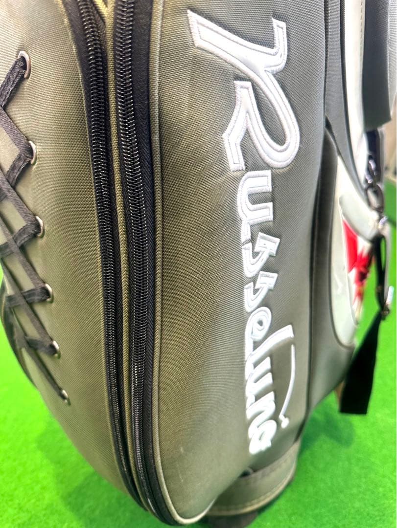 【超希少】ラッセルノ キャディバッグ 覆面デザイン 6個口 ネームプレート未使用