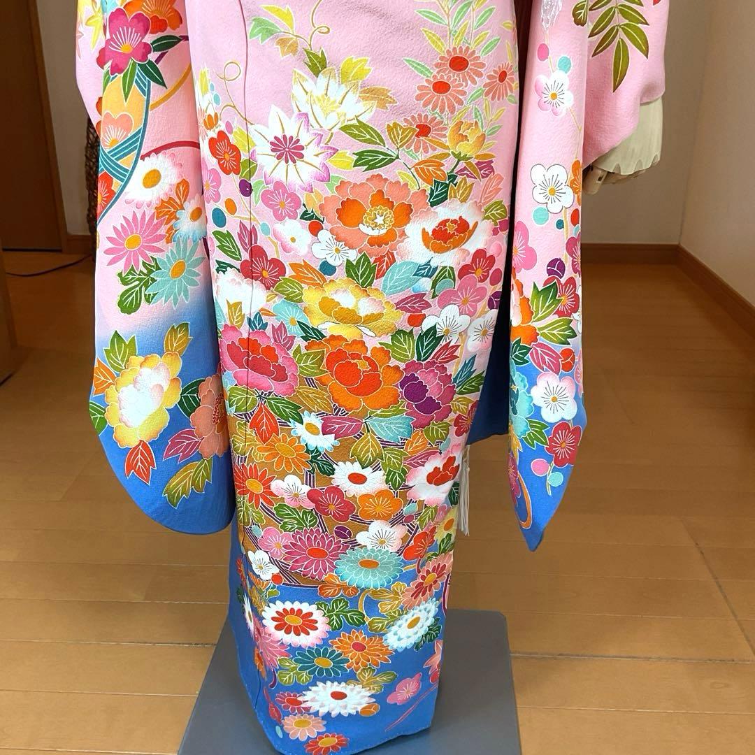 ぬぴぴNo.109 七五三　7歳　　正絹着物セット