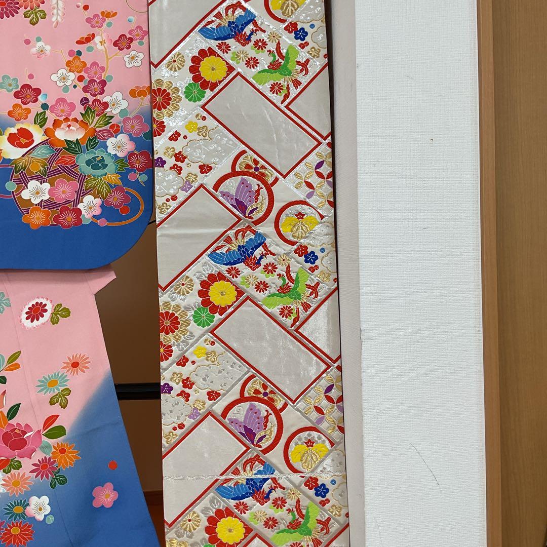 ぬぴぴNo.109 七五三　7歳　　正絹着物セット