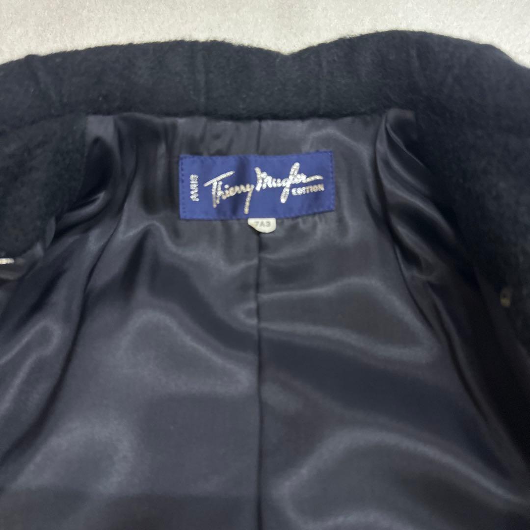 ティエリーミュグレー　アルパカ ウール ロングコート 購入タグ　予備部品付き