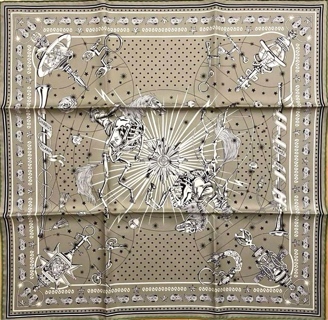 りりりりんこ様 極美品 エルメス シルクスカーフ カレ55 コーラス