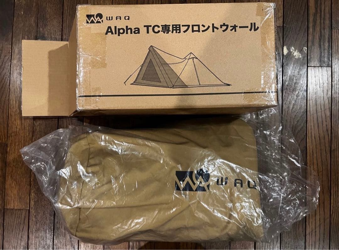 WAQ Alpha T/C ソロ用ティピテント＋TC専用フロントウォール