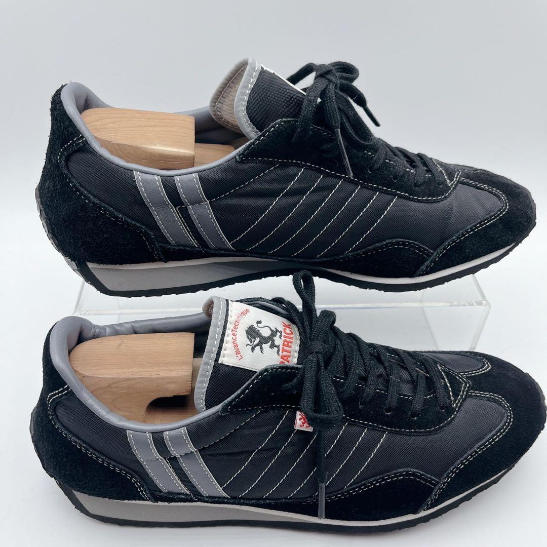 極美品✨PATRICK パトリック スタジアム 黒 スニーカー 39 24.5