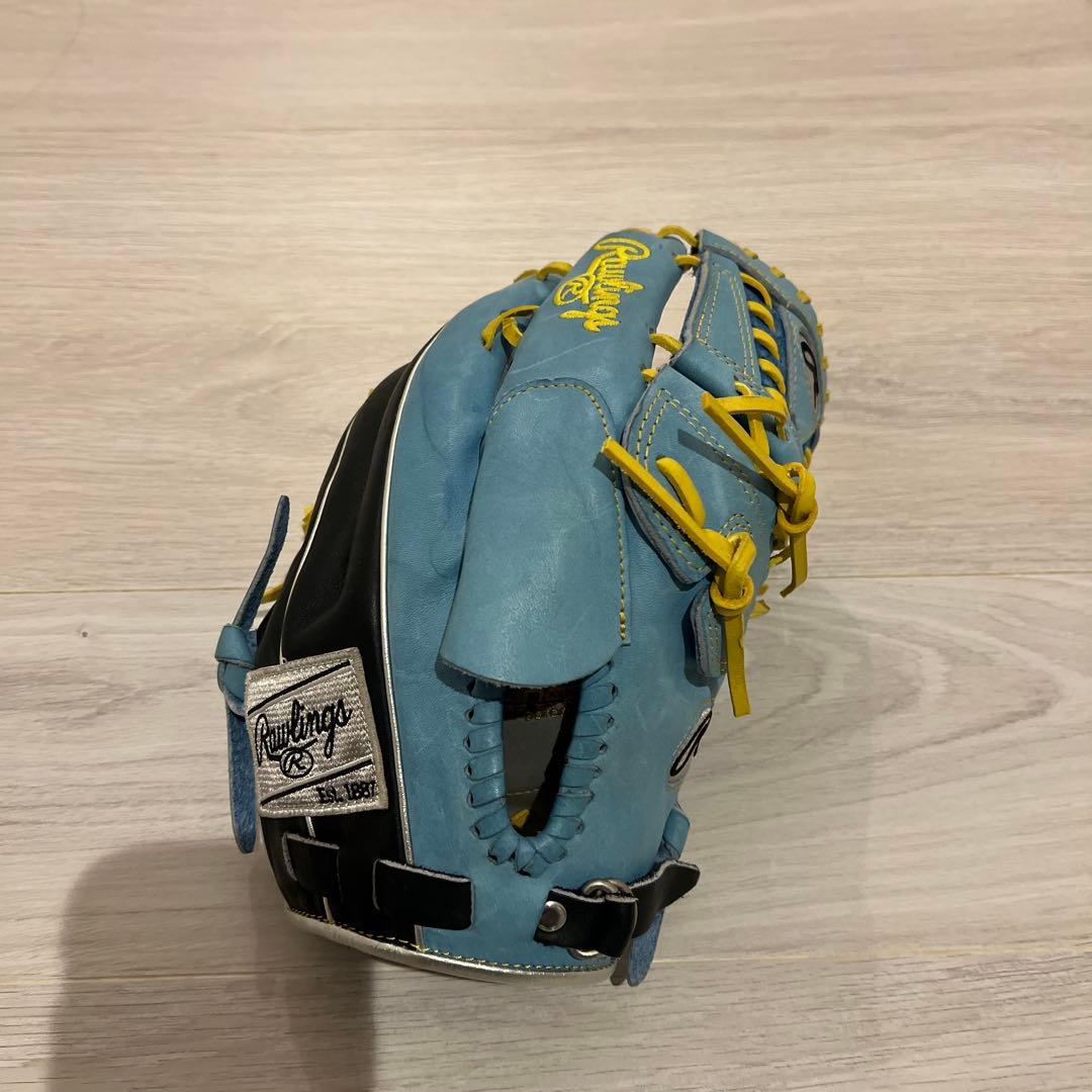 Rawlings 野球グローブ 水色/黒2024モデル】ローリングス 軟式