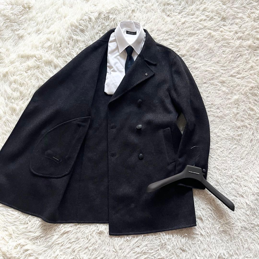 <極美品>TAGLIATORE 新ロゴ STEN ダブルチェスターコート 54