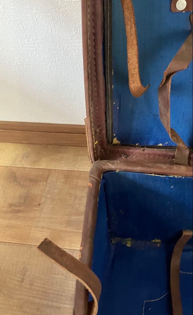 【昭和レトロ アンティーク】革製トランクバッグ ヴィンテージ