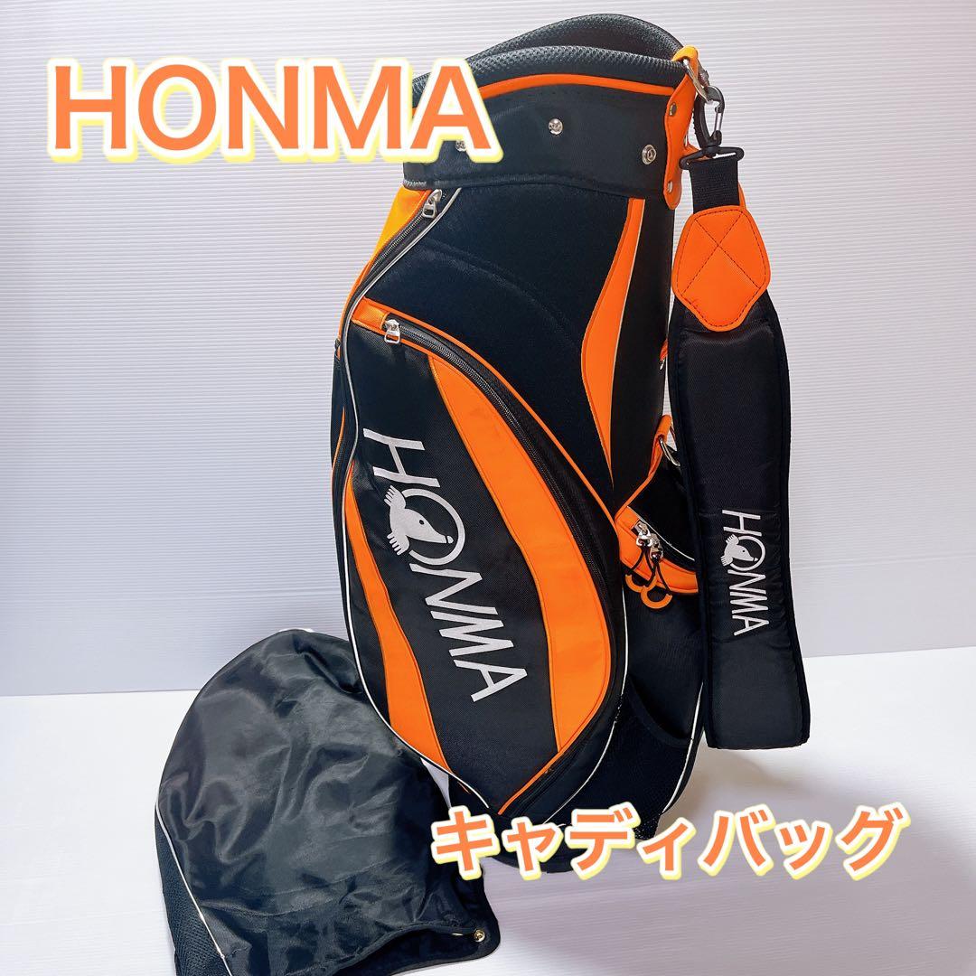 HONMA ホンマゴルフ キャディバッグ 軽量 ブラック オレンジ - メルカリ