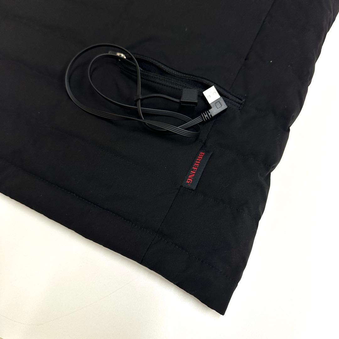 BRIEFING TAION　電熱ダウンベスト 黒 メンズ　XL ヒートベスト