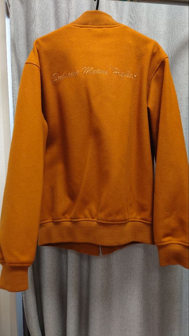 ジャケット・アウター Supreme Old English Zip Varsity Jacket L