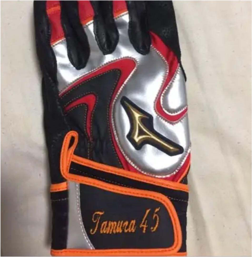 ロッテ 田村 実物バッティンググローブ ミズノプロ