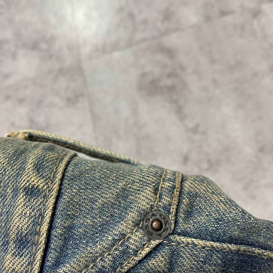 名作 BUMP藤原基央着用同型 オッサモンド デストロイデニム - メルカリ