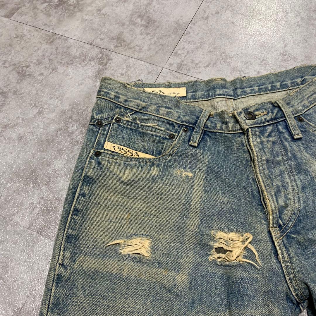 名作 BUMP藤原基央着用同型 オッサモンド デストロイデニム - メルカリ